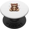 Timowo Studio Orso Dolce con Note Musicali PopSockets PopGrip Adesivo