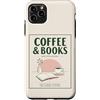 Coffee and Bookis Themed Apparels Women Custodia per iPhone 11 Pro Max Caffè E Libri Retro Reader Cafe