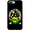 Magically Delicious St Patricks Day Luck Custodia per iPhone 7 Plus/8 Plus St Patricks Day Magically Delicious Fortuna Trifoglio Divertente