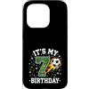 Kids Soccer Football Birthday Shirts And Custodia per iPhone 15 Pro It's My 7th Birthday Soccer Ball Field 7 Year Old Boy