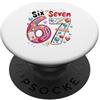 Maglietta Meme Divertente 67 Sei Sette 6 67 Sei Sette 6-7 Dolce Brainrot Italiano Meme Per Bambini PopSockets PopGrip Adesivo