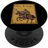 Medieval Renaissance Ren Faire Jousting Siringa Sir Ringe Divertente Cavaliere Medievale Meme Rinascimento PopSockets PopGrip Adesivo