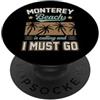Matching Monterey Beach California Vacat Monterey Beach sta chiamando e devo andare in California Matching PopSockets PopGrip Adesivo