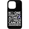 Stomach Cancer Warrior Gifts for Women a Custodia per iPhone 13 Pro Consapevolezza del cancro allo stomaco Pervinca Novembre Cancro allo stomaco