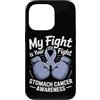 Stomach Cancer Warrior Gifts for Women a Custodia per iPhone 13 Pro Consapevolezza del cancro allo stomaco Pervinca Novembre Cancro allo stomaco