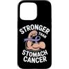 Stomach Cancer Warrior Gifts for Women a Custodia per iPhone 15 Pro Max Consapevolezza del cancro allo stomaco Pervinca Novembre Cancro allo stomaco