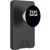 Sarcastic Introvert & Low Social Battery Testo sarcastico Non chiamare Telefono Avoider Umorismo Introverso PopSockets PopWallet per MagSafe