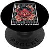 Hannya Oni By Tokyo-Waves Maschera giapponese del diavolo Yokai del diavolo Hannya Giappone Oni PopSockets PopGrip Adesivo