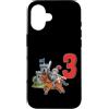 Medieval Renaissance Ren Faire Birthday Custodia per iPhone 16 Medieval Knight Kid Età 3 Anni Compleanno