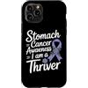 Stomach Cancer Warrior Gifts for Women a Custodia per iPhone 11 Pro Consapevolezza del cancro allo stomaco Pervinca Novembre Cancro allo stomaco