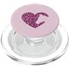 Women Love horses Buffalo Leopard Plaid Camicia da donna con testa di cavallo, stampa leopardata rosa PopSockets PopGrip per MagSafe