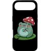 Cottagecore Frog Mushroom Lily Pad Cute Custodia per iPhone Air Carino Rana Fungo Ombrello Lily Pad Cottagecore Cartoon Art