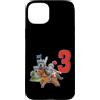 Medieval Renaissance Ren Faire Birthday Custodia per iPhone 15 Plus Medieval Knight Kid Età 3 Anni Compleanno