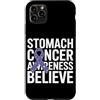 Stomach Cancer Warrior Gifts for Women a Custodia per iPhone 11 Pro Max Consapevolezza del cancro allo stomaco Pervinca Novembre Cancro allo stomaco