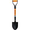 KOLEIYA Pala per bambini, piccole pale per scavare, lunghezza totale 60 cm, mini pala con manico a D, pala da giardino, pala da spiaggia, pala da campeggio Matel e fibra di vetro