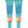 Rimmel London Kind & Free GLOW IT UP Fondotinta Idratante, 010, Rose Ivory, Lenisce la pelle sensibile, Colorito sano e luminoso, Idrata per tutto il giorno, 30 ml (Confezione da 2)