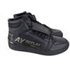 Replay Alliot Scarpe da Ginnastica Uomo EU46 Nero Alto Allacciato Logo Casual