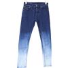 Diesel Tepphar 084MM Jeans Da Uomo W28/L32 Slim Carota Blu Stretch Bottoni Fly