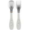Chicco Set Posatine Inox 18m+ Colore Grigio