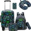 HTgroce 5 in 1 Set di Valigie per Bambino, Trolly con 4 Ruote Valigia Bagaglio a Mano per Bambino da Viaggio
