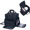 Generico Custodia per smalto, borse per unghie per oggetti per unghie | Supporto da viaggio per kit - Borsa per kit per, borsa per da viaggio per contiene 70 bottiglie con supporto e tracolla
