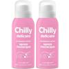 Chilly Senza Risciacquo, Detergente Intimo Senza Risciacquo Delicato, Da usare sulla Carta Igienica, Adatto alle Pelli Sensibili, Formula in Mousse a pH5, Con Anti-Odor, Clinicamente Testato - 100ml