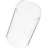 Ciieeo Copertura Trasparente in Vetro per Candele Cilindro Parafiamma in Vetro Borosilicato Resistente Porta Candele Semplice e Chic per Uso Domestico e Decorazioni DIY