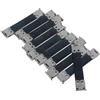 DOITOOL Telaio Flessibile in Metallo 10 Pezzi 8cm Argento Fermaglio a Molla per Borsa Portamonete Accessori Fai da Te Cucitura Interna