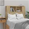 Keyroto Testiera Letto Singolo 100 cm Con Contenitore - Testa della Camera da Letto - Rovere Sonoma - 100x19x103,5 cm