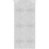 Arsvita - Tenda a fili, effetto metallo, 140 x 250 cm, Poliestere, bianco, 140 x 250 cm