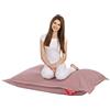 QSack Pouf per bambini Indy, con pouf e imbottitura di qualità tedesca in EPS privo di HBCD, 100 x 140 cm, colore: rosa