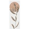 Lupia - Orologio da Parete in Legno Ecologico, con Stampa Zen Leaves Brown, 30x80 cm, Made in Italy, Movimento a Quarzo, Alimentato a Batteria Non Inclusa, Adatto a Tutti Gli Stili di Casa