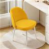 WXJHL Sedia da Pranzo (singola) - Sedia Moderna Per Cucina Con Schienale e Gambe in Metallo, Sedia Ergonomica Versatile Per Camera da Letto, Ufficio, Sala da Pranzo