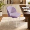 WXJHL Sedia da Pranzo (singola) - Sedia Moderna Per Cucina Con Schienale e Gambe in Metallo, Sedia Ergonomica Versatile Per Camera da Letto, Ufficio, Sala da Pranzo