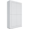Itamoby, Credenza alta 4 ante 100x35x165 cm Elios bianco lucido