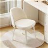 WXJHL Sedia da Pranzo (singola) - Sedia Moderna Per Cucina Con Schienale e Gambe in Metallo, Sedia Ergonomica Versatile Per Camera da Letto, Ufficio, Sala da Pranzo
