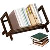 Generico Scaffale da scrivania - Libreria da bancone inclinabile e ripiano da scrivania | Organizzatore da per per forniture per ufficio, documenti, libri, scaffale ergonomico ad angolo per