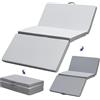 Z-hom Materasso Pieghevole Singolo, da Campeggio Materassino Materasso Auto Lettino da Viaggio Letto da Campeggio, Rivestimento Esterno Rimovibile e Lavabile (120×195×10 cm) (75×195×10 cm-FR)