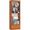AKORD | Libreria per Ufficio 60 cm | Mobile con 1 Cassetto 4 Ripiani | Porta Libri | Mobiletto Camera de Letto | Scaffale Soggiorno | Salvaspazio | Elzen