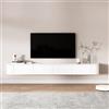 FGNIXLN Mobile TV Sospeso,120-240cm Tavolo per TV Moderno,Mobile Porta Televisore,Adatto per il Soggiorno e la Camera da Letto(160CM)
