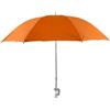 COSE DA CASA Mini Ombrello Parasole Universale D 105 cm con Gancio a Morsetto Regolabile per Passeggino Sedia Sdraio ringhiere Balcone e Finestra Struttura in Metallo e Tessuto Resistente (arancio)