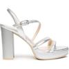 Nero Giardini E615701D Sandali Donna in Pelle - Argento 36 EU