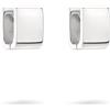 LIEBESKIND Berlin, orecchini a cerchio da donna in acciaio inox, diversi design e dimensioni moderne, 1,4 cm, acciaio inox, Senza Gemme
