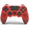 CeO-Tech Xtreme Joypad Wireless Bluetooth Controller PS4 Rosso Ergonomico, Compatibile PlayStation 4, Vibrazione Integrata, Jack Audio, LED, Lunghezza Cavo Ricarica 2,5m, Design Comfort Ottimale