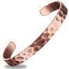 MagEnergy Bracciale in rame da uomo e da donna, 100% puro rame, flessibile, alla moda, realizzato a mano, con confezione regalo