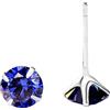 LES FOLIES DI PAOLA GRIECO Coppia di Orecchini Punti Luce Blu in argento 925 - Rainbow Collection (7mm)
