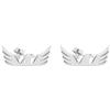 S.S. Lazio Orecchini da donna della squadra S.S. Lazio della collezione Lazio - Gioielli Squadre. Orecchini a lobo in acciaio. Dimensione orecchini: 12 mm. La referenza è B-LE002DAS