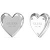 GUESS Orecchini A Lobo donna Guess All you need is love in Acciaio -