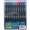 Pilot FriXion Synergy Clicker - Penne a inchiostro gel cancellabili, ricaricabili e retrattili, punta extra fine, colori assortiti, confezione da 10 (17481)