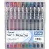 Pilot g-tec-c Penna roller ad inchiostro gel, con punta ultrasottile 10-Pack Pouch (0.4 mm - Ultra Fine) Assorted Colors